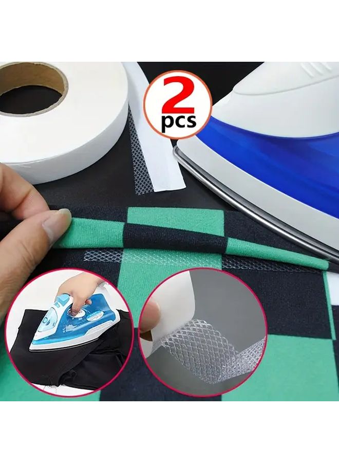 Self Adhesive Iron On Hem Tape 2 Rolls 0.79 Inch No Sew Pants Shortener - Image 4