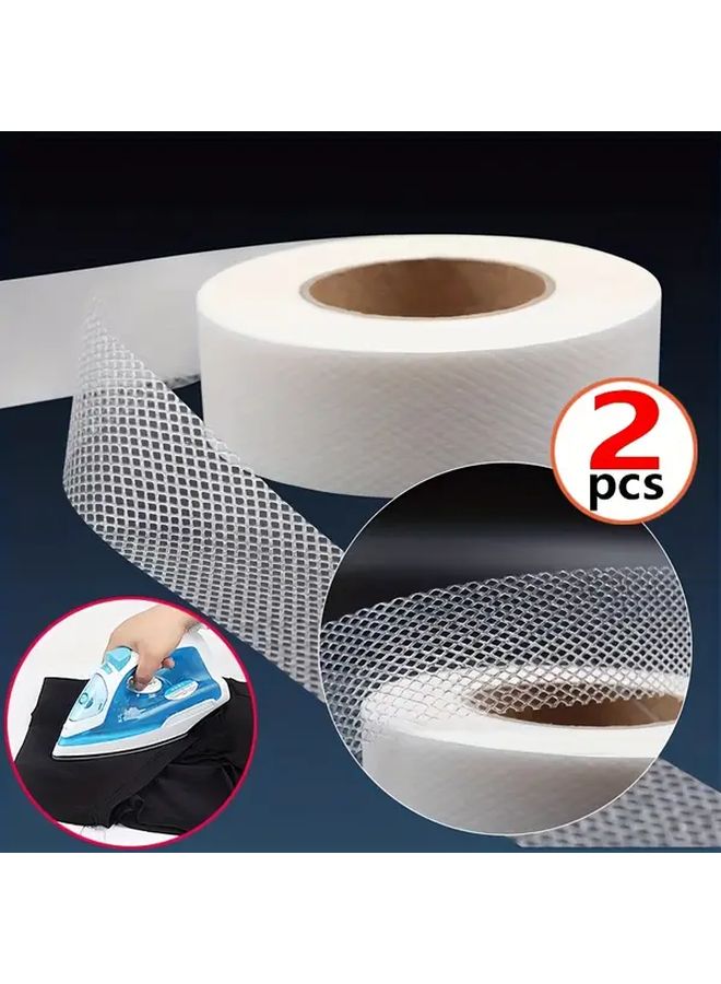 Self Adhesive Iron On Hem Tape 2 Rolls 0.79 Inch No Sew Pants Shortener - Image 5