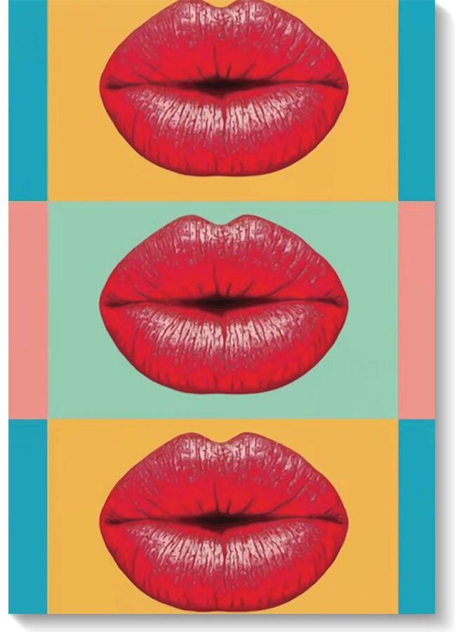 RYN Pop Art Wall Art Multicolour 40x60cm - Image 1
