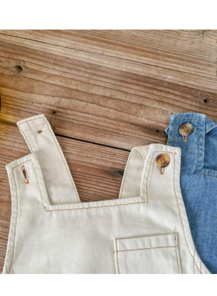 Baby Straps, Baby Clothing, Denim Jumpsuit, Climbing Suit, Bag, Fart Jacket, Including Hat - Image 5
