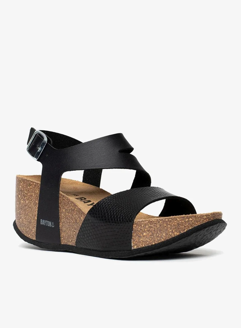 Ibiza Strappy Mid Heel Wedges