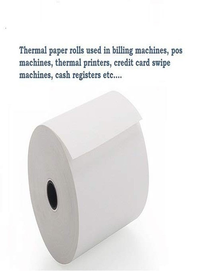 DRMS store Billing/Cash Register/POS Thermal Paper Roll -2inch- 57mm X 25 Meter Pack of 10 Rolls - Image 3