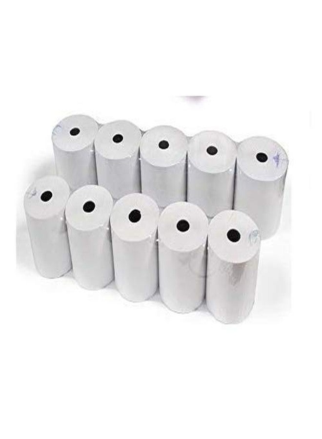 DRMS store Billing/Cash Register/POS Thermal Paper Roll -2inch- 57mm X 25 Meter Pack of 10 Rolls - Image 1