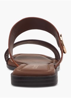 Celeste Women Monogram Print Slip-On Sandals  - Image 5