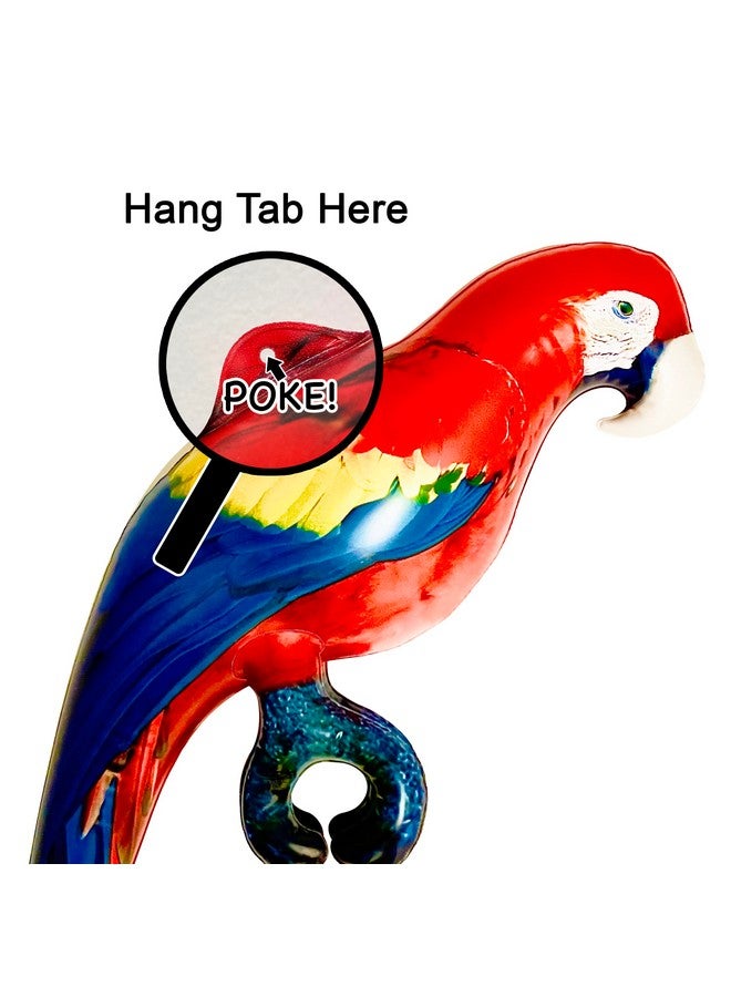 جيت كرييشنز 5 قطع قابلة للنفخ على شكل ببغاء، ألابيكا، تمساح، نسر، ظربان، حيوانات، ديكورات، غابة، لعبة من أجل متعة لا نهاية لها، بالونات ديكور للأطفال والكبار، أعياد الميلاد، الهالوين، الطقس البارد - Image 3