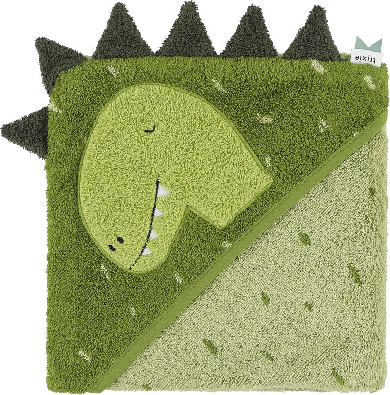 Trixie Mr. Dino Hooded Towel - 75cm x 75cm, Multicoloured - Image 1