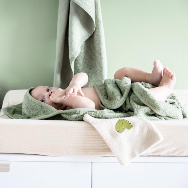 Trixie Mr. Dino Hooded Towel - 75cm x 75cm, Multicoloured - Image 2