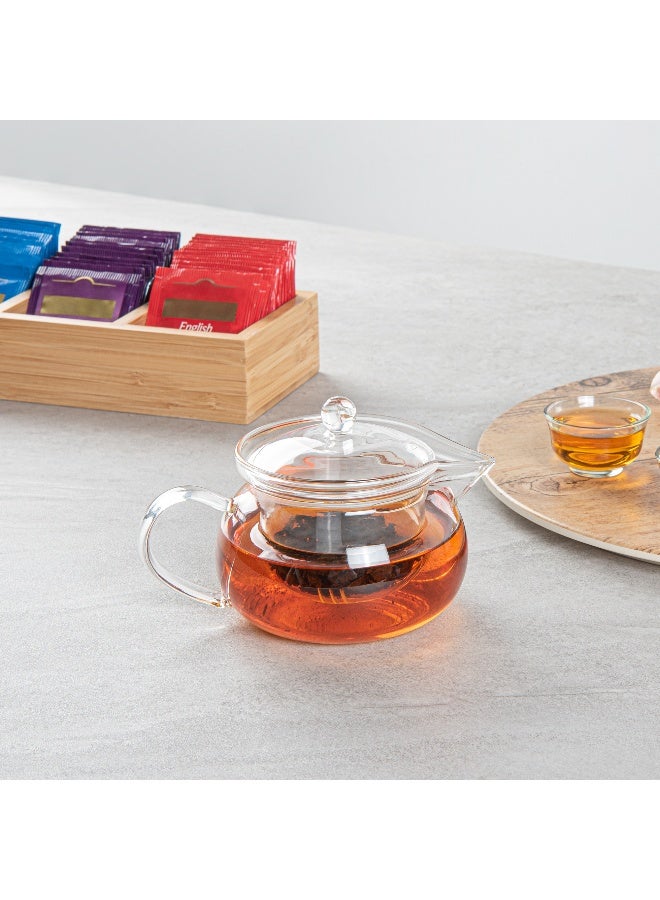 Restaurantware إبريق شاي زجاجي Forma سعة 17 أونصة، 1 غلاية شاي زجاجية مزدوجة الجدار - لا يتشقق، قابلة لإعادة الاستخدام، إبريق شاي زجاجي مزدوج الجدار، حافة مدورة، قابلة للغسل في غسالة الصحون - Image 4