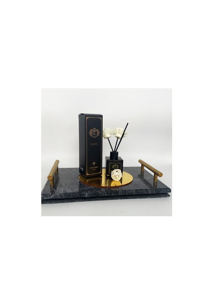 Lemon Oil Aromatherapy Diffuser Stick and Glass Bottle for Room Fragrance and Home Décor