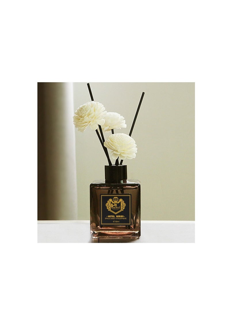 Lemon Oil Aromatherapy Diffuser Stick and Glass Bottle for Room Fragrance and Home Décor