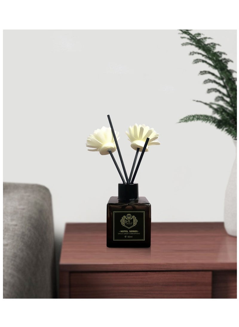Lemon Oil Aromatherapy Diffuser Stick and Glass Bottle for Room Fragrance and Home Décor