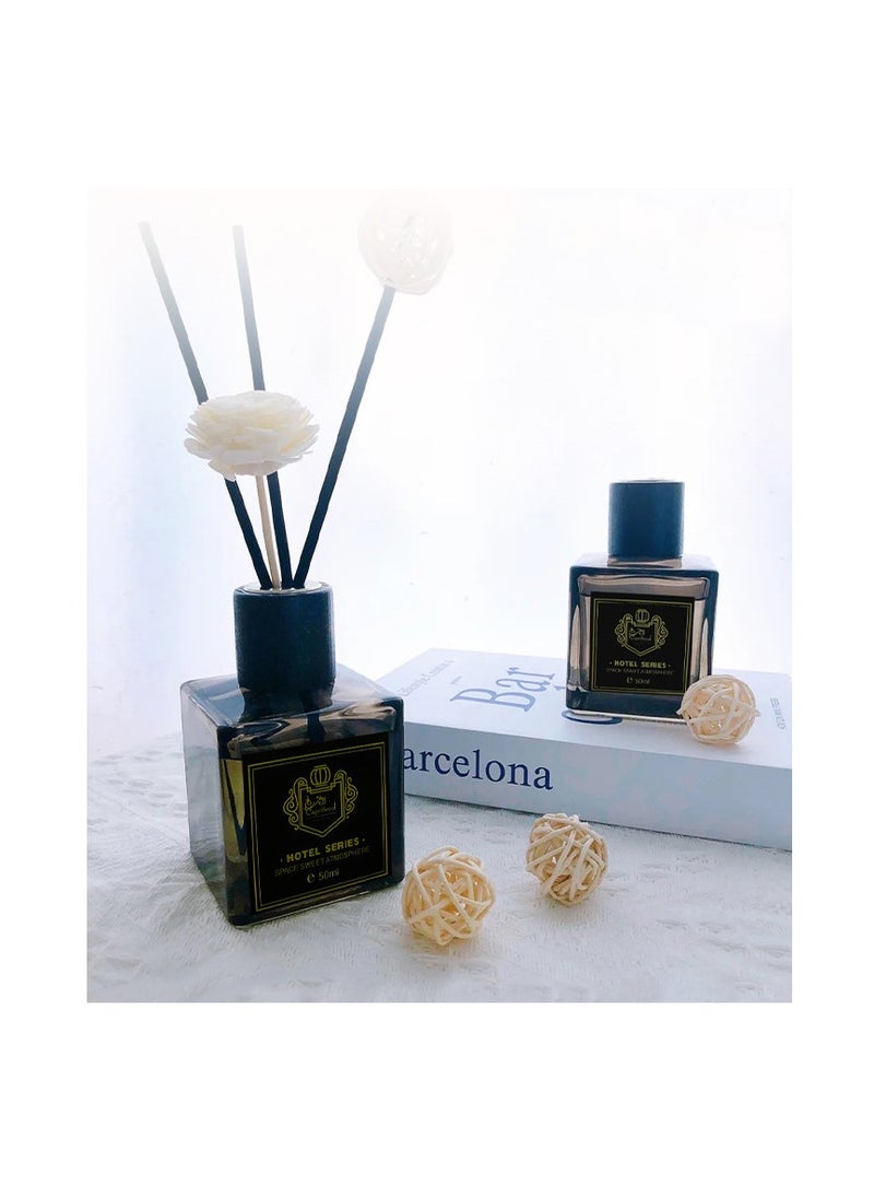 Lemon Oil Aromatherapy Diffuser Stick and Glass Bottle for Room Fragrance and Home Décor