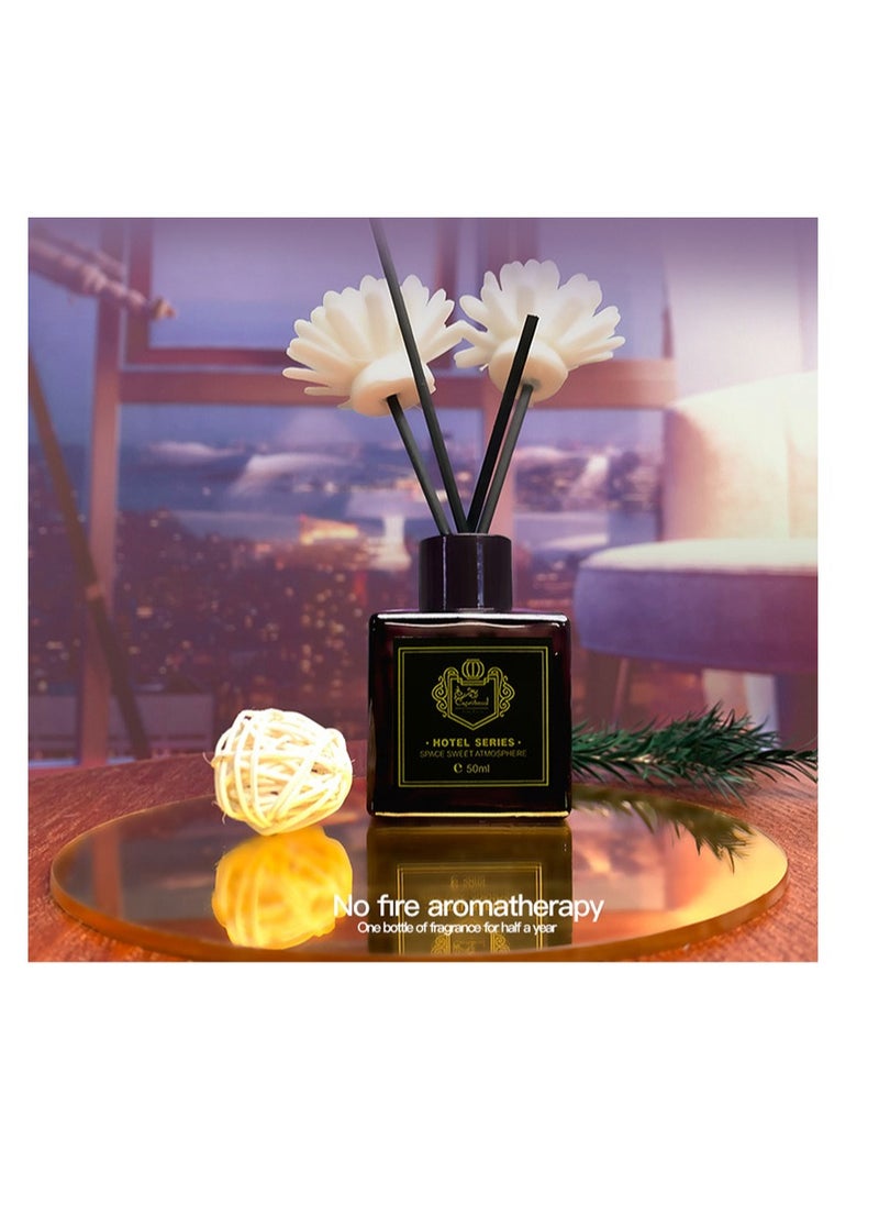 Lemon Oil Aromatherapy Diffuser Stick and Glass Bottle for Room Fragrance and Home Décor