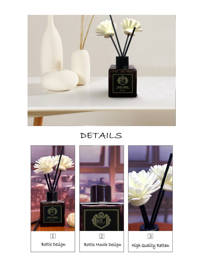 Lemon Oil Aromatherapy Diffuser Stick and Glass Bottle for Room Fragrance and Home Décor