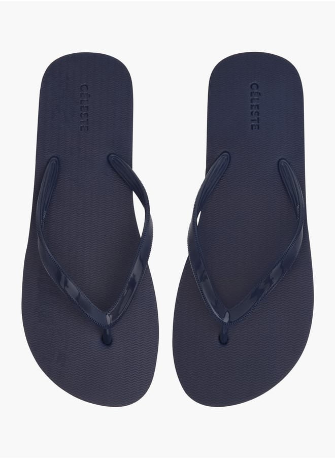 Celeste Womens Textured Slip-On Thong Slippers  - Image 2