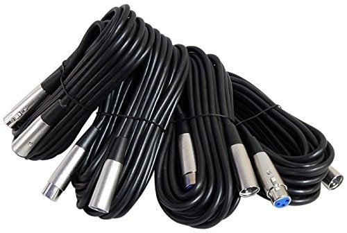 Your Cable Store XLR/Mic Cable Kit Two 50 ft, Two 15 ft and Four 25 Foot XLR Patch Cables - Image 3