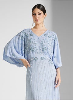 Frock and Frill Puff Sleeves Maxi Dress  - Image 3