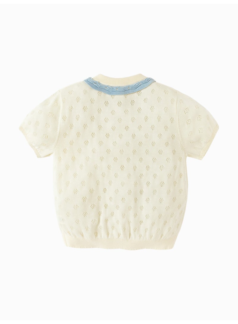 ميني بالا مايني بالا بنات صيفي لطيف كارتوني فطر رباطات تي شيرت متماسك - Image 5