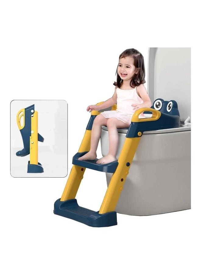 VOGMAX Foldable toilet training seat - blue for Toddler, Potty Training Toilet 2 in 1 Toilet Seat  - Image 1