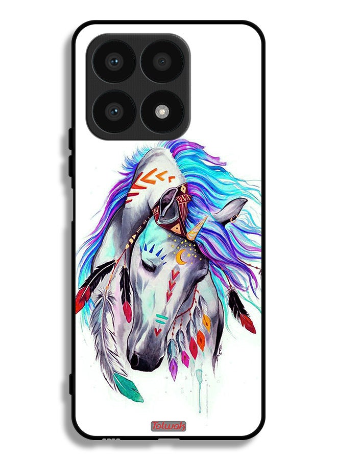 Tolwak Honor X8a Protective Case Cover Horse - Image 1