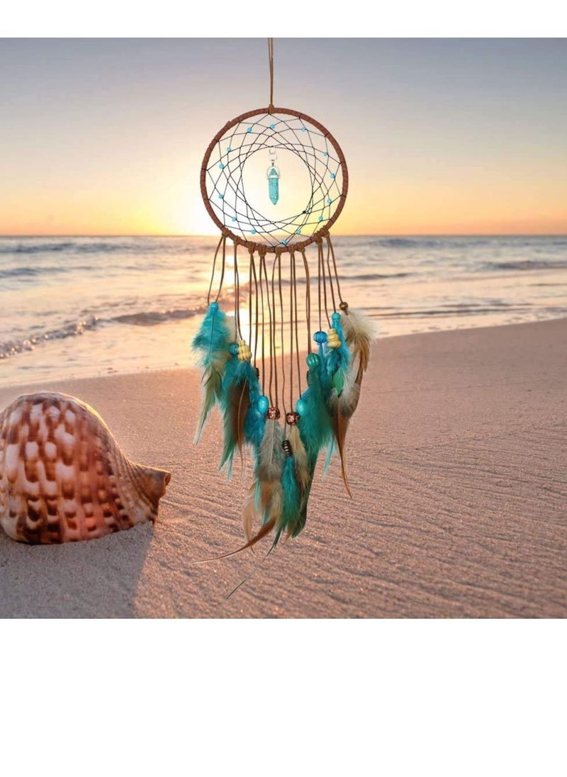 Excefore Dream Catcher Handmade Large Bohemian for Kids Macrame Wall Hanging Decoration Boho Decor Feather✅PACKAGE INCLUDED: 1 pcs dream catcher.