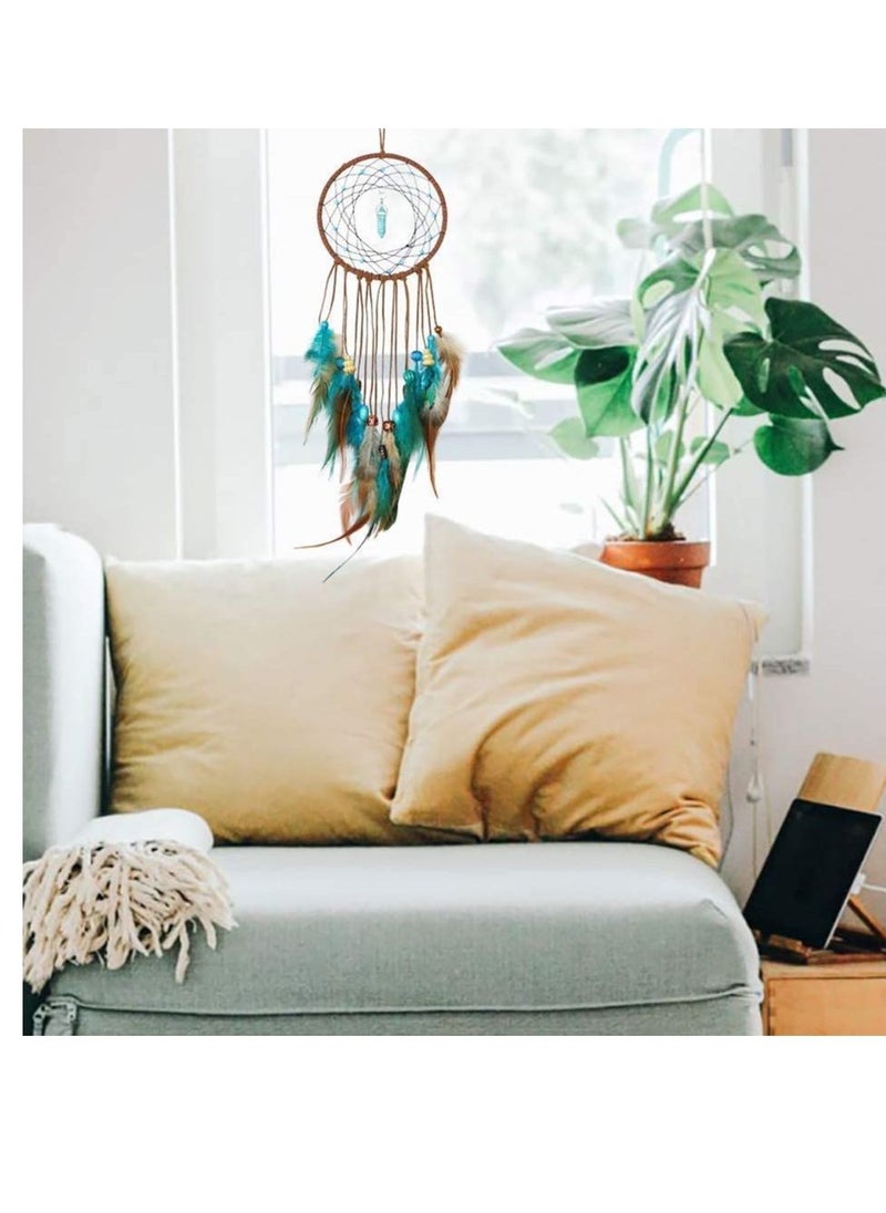 Excefore Dream Catcher Handmade Large Bohemian for Kids Macrame Wall Hanging Decoration Boho Decor Feather✅PACKAGE INCLUDED: 1 pcs dream catcher.