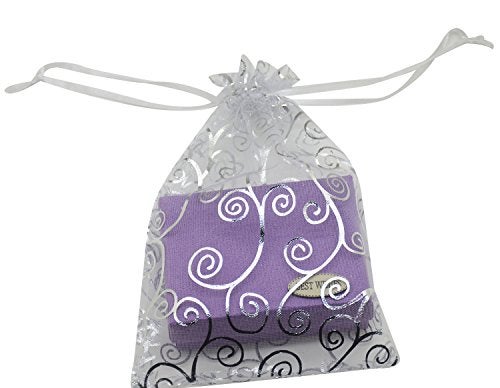 SUNGULF 100pcs 4x6 Inch Flower Vine Design Organza Bags Drawstring Mesh Pouch Packaging for Wedding Favor Party Jewelry Candy Gift Bag White Silver