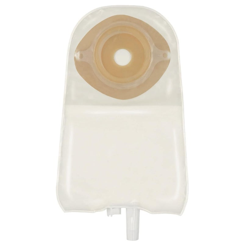 ConvaTec 064927 ActiveLife One-Piece Urostomy Pouch with Cut-to-Fit Stomahesive Skin Barrier, Fold Over Tap, 9" Pouch, Transparent, 3/4" - 1 3/4" Stoma Opening, Pack of 10