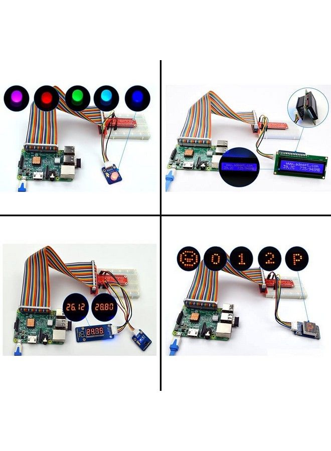 Ultimate Sensor Kit For Raspberry Pi 4 3 Raspbian With C And Python Code