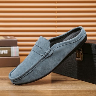 Loafers Mens Lightweight Mens Shoes Mens Shoes Summer New Slip-on British-style Breathable Casual Half-support A57 Blue - pzsku/Z29FC85F8B86BE070B2D8Z/45/_/1743412967/57b539e7-5f54-4fc1-9fd3-6151dc59f0ff