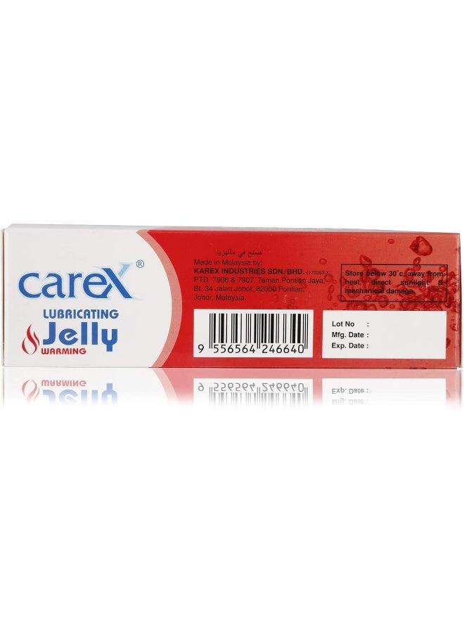 careX Lubricating Jelly - Warming | Greaseless Transparent Water Soluble and Non-Irritating | For An Exciting Warming Sensation | 60gm - Image 4