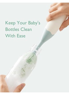 Momcozy Bottle Brush Kit - Foam Dispenser - BPA Free - Green  - Image 3