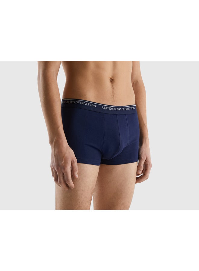 UNITED COLORS OF BENETTON Fitted Boxers In Organic Cotton  - Image 3