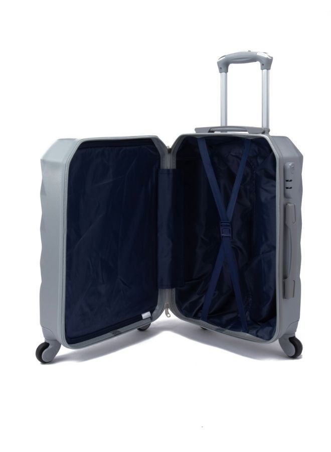 ليمرا شنط سفر من ليمرا مكون من 5 حقائب أمتعة بتصميم صلب و حديث لون فضي - Image 4