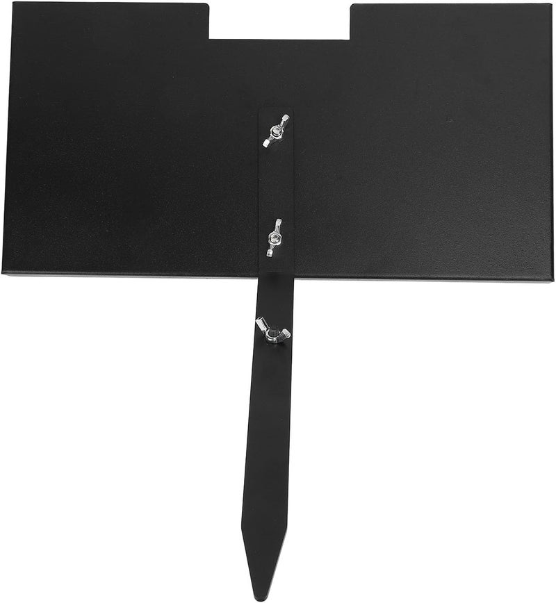 Memorial Marker Stand Iron Grave Marker Plaque Holder 12x6in - Durable Weather - Metal with Personalized Design Option for Cemetery and Garden - Image 3