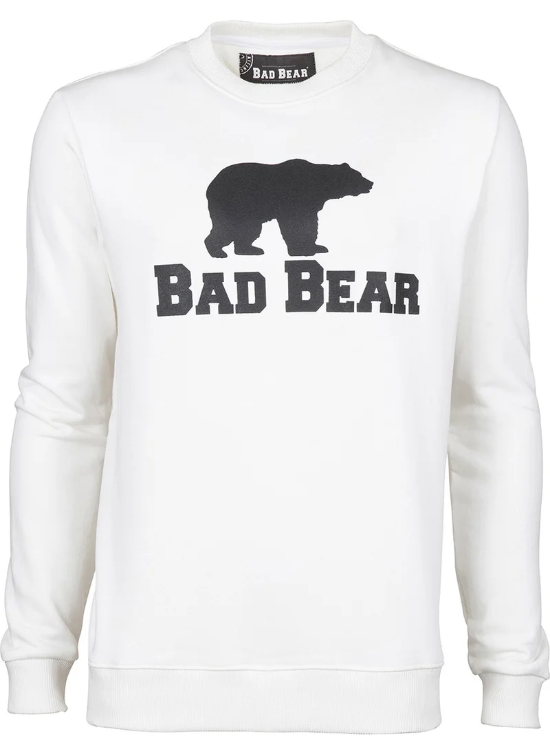 Bad Bear Men's White Sweatshirt - White