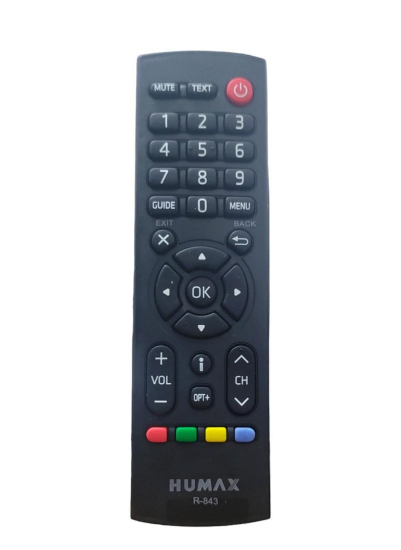 Humax Humax Receiver Remote Control R-843 Black  - Image 2