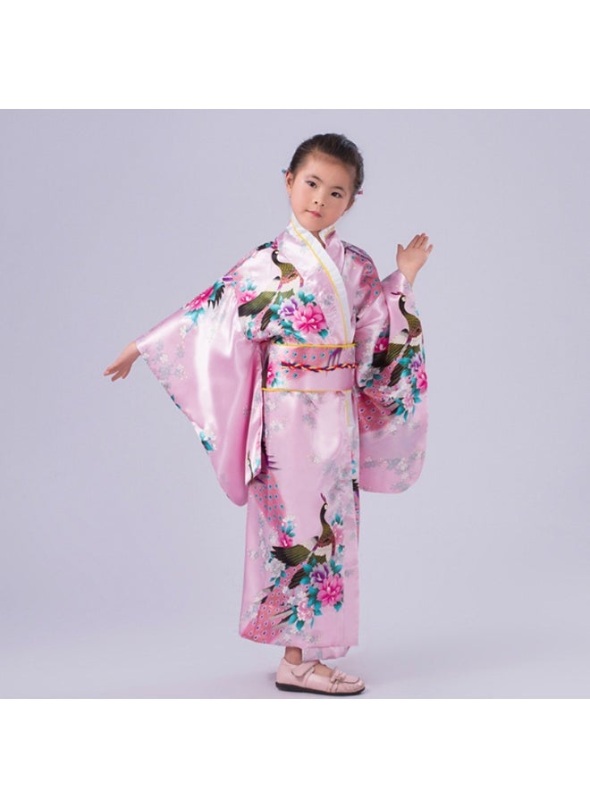 Al Aoyama - Al Aoyama japanese traditional dress kimono robe for kids girls costume - Image 1