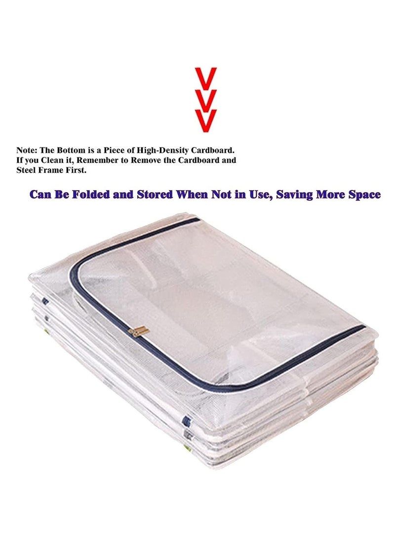 Generic - Foldable Storage Box with Lid and Zipper Handles - Image 1
