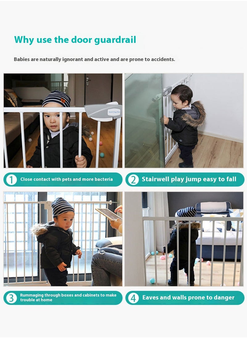MaBaby Auto Close Baby Safety Gates Stairs, Child Gate for Doors and Stairs  - Image 5