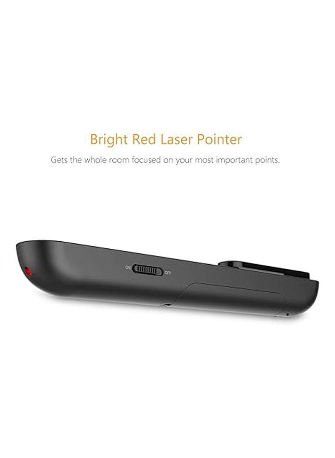 Generic Presentation Remote, Wireless Presenter Remote with Red Light, Hyperlink, Volume Control - 2.4GHz PowerPoint Remote for PPT/Keynote/OpenOffice/Windows/MAC OS  - Image 3