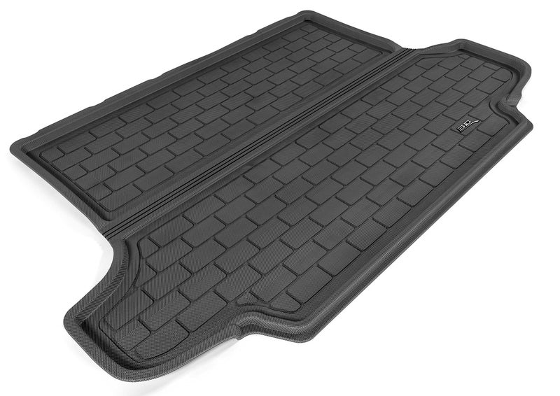 3D MAXpider Cargo Custom Fit AllWeather Floor Mat for Select Nissan Xterra Models  Kagu Rubber Black