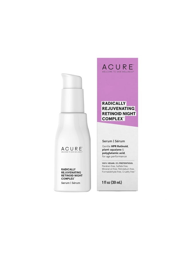 Acure Radically Rejuvenating Retinoid Night Complex Serum 1 fl oz - Image 1