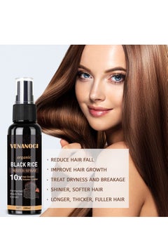 Venanoci Venanoci Hair Growth Serum, Rice Water for Hair Growth for Women & Men, Hair Loss Treatment, Rice Water Spray for Damaged Dry Hair Treatment, Hair Regrowth Treatment for Thicker Longer  - Image 2