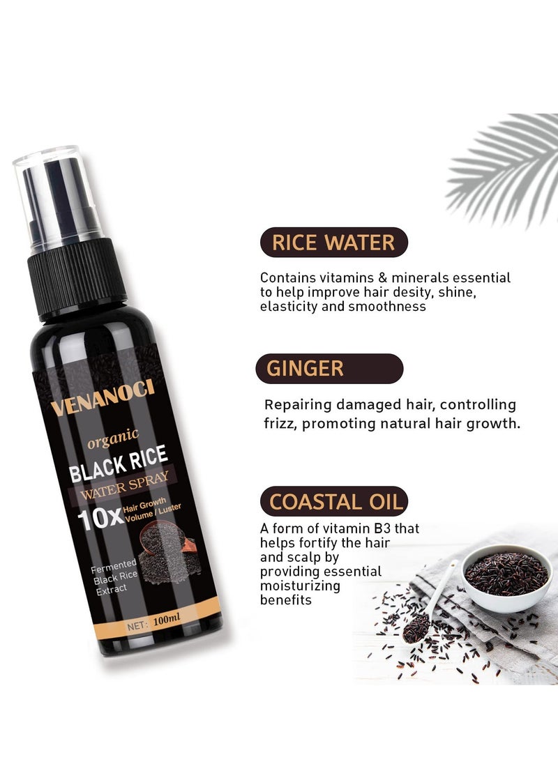 Venanoci Venanoci Hair Growth Serum, Rice Water for Hair Growth for Women & Men, Hair Loss Treatment, Rice Water Spray for Damaged Dry Hair Treatment, Hair Regrowth Treatment for Thicker Longer  - Image 3