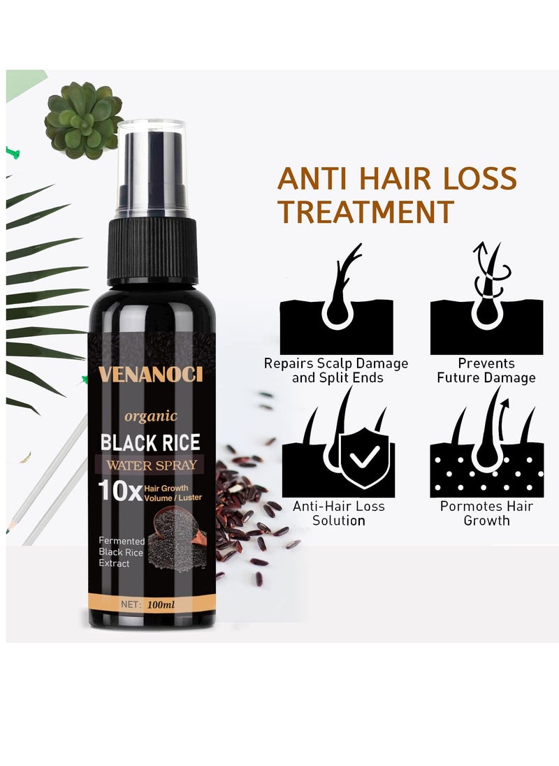 Venanoci Venanoci Hair Growth Serum, Rice Water for Hair Growth for Women & Men, Hair Loss Treatment, Rice Water Spray for Damaged Dry Hair Treatment, Hair Regrowth Treatment for Thicker Longer  - Image 4
