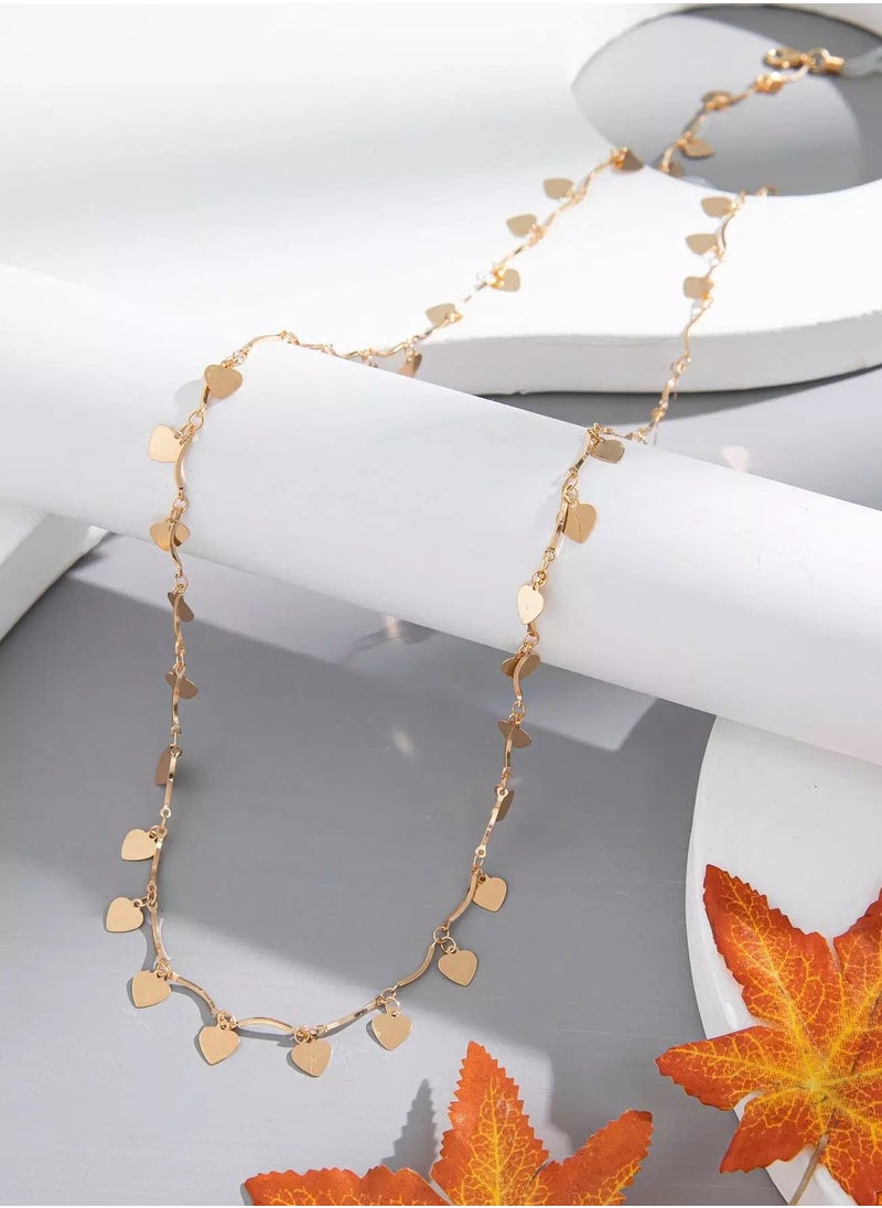 Generic Heart Decor Face Covering Chain  - Image 3