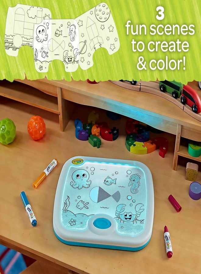 Crayola Light Up Activity Board, Sensory Toy for Toddlers & Kids, Light Box, Light Up Coloring Board, Educational Toy, Gift for Toddlers, Ages 1+ - Image 3