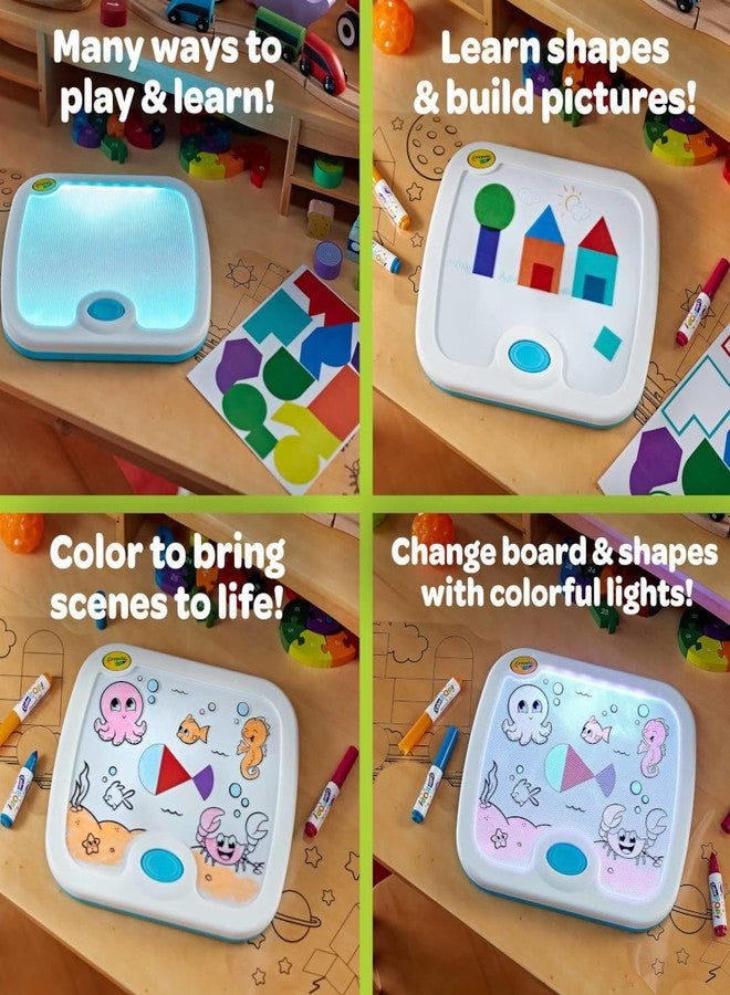 Crayola Light Up Activity Board, Sensory Toy for Toddlers & Kids, Light Box, Light Up Coloring Board, Educational Toy, Gift for Toddlers, Ages 1+ - Image 5
