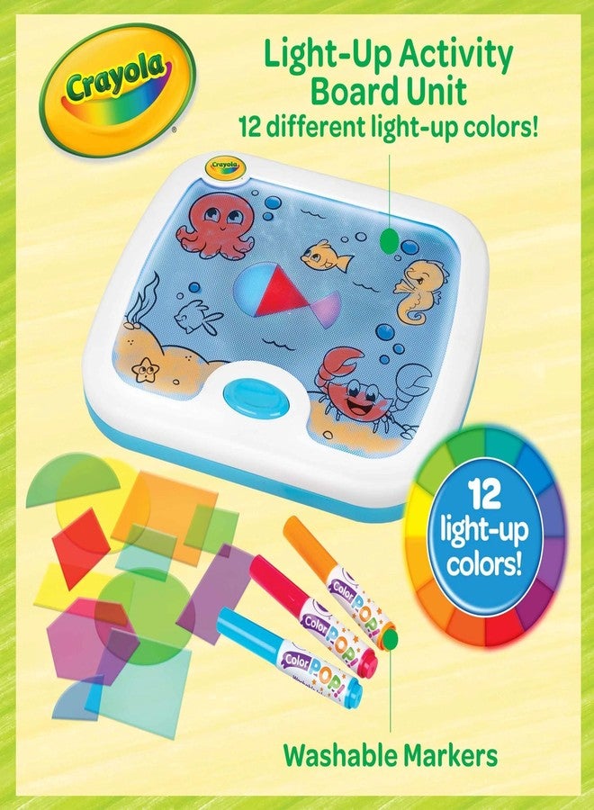 Crayola Light Up Activity Board, Sensory Toy for Toddlers & Kids, Light Box, Light Up Coloring Board, Educational Toy, Gift for Toddlers, Ages 1+ - Image 2